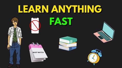 How To Learn Anything Fast Learning Learnfaster Youtube