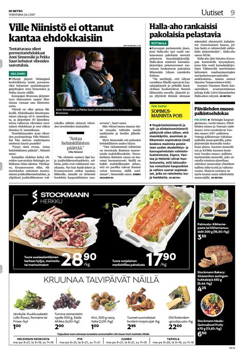 Huhtikuuta 1971 tampere) on helsinkiläinen perussuomalainen poliitikko ja blogikirjoittaja. 20170126_fi_helsinki by metro finland - Issuu