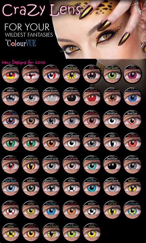 Colourvue Crazy Lens Yearly 14mm Halloween Eye Contacts Halloween Contact Lenses Contact