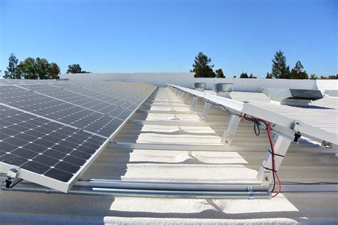 Create And Conserve Joining Spray Foam Roofing With Solar Power On
