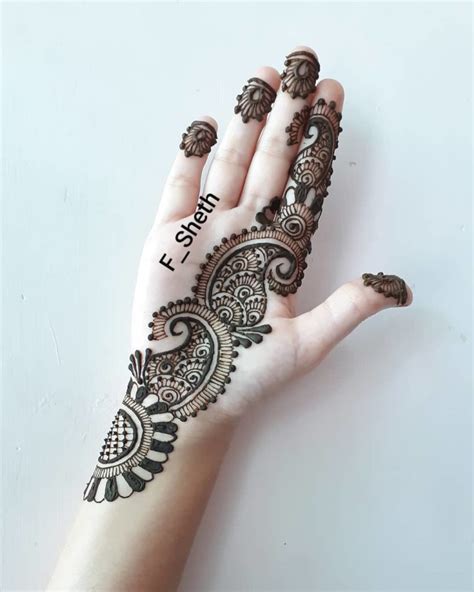 Arabic Mehndi Design For Front Hand 17 K4 Fashion