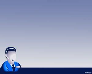 call center template  powerpoint
