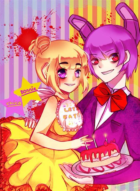 Five Nights At Freddys Bonnie And Chica Chica X Bonnie