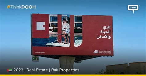 Rak Properties Enriches Life And Spaces On Dubais Digital Ooh Insite