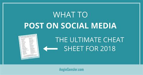 Get These 100 Ideas Of What To Post On Social Media Social Media