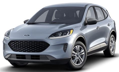 2022 Ford Escape Gains New Iced Blue Silver Metallic Color First Look