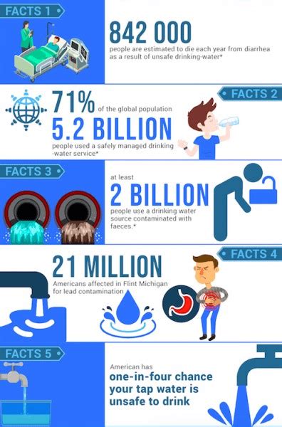 13 Most Common Water Contaminants Infographic Householdmag
