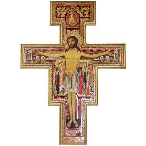 Monastery Greetings San Damiano Crucifix Large Imported From Assisi