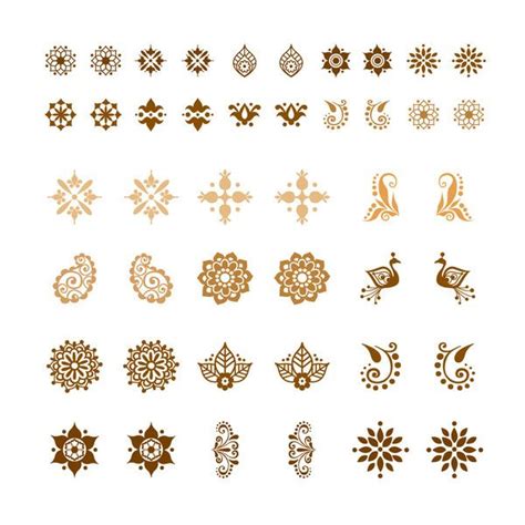 They are also an excellent option for a matching group tattoo. cute small henna designs...good for practice! | Tattoos ...