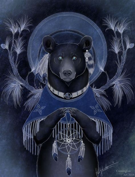 Native American Bear By Cunningfox On Deviantart Bear Spirit Animal