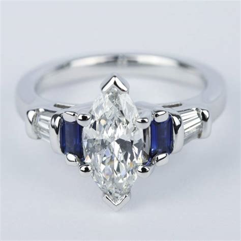 Richtung Wellenförmig Getriebe marquise diamond engagement ring with