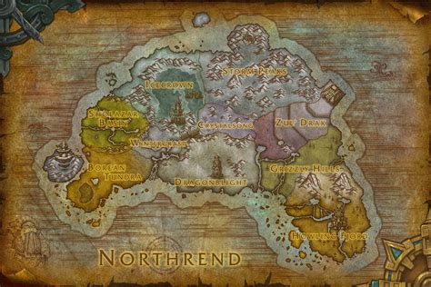 New Northrend Map Have A Look At The Corners R Wow