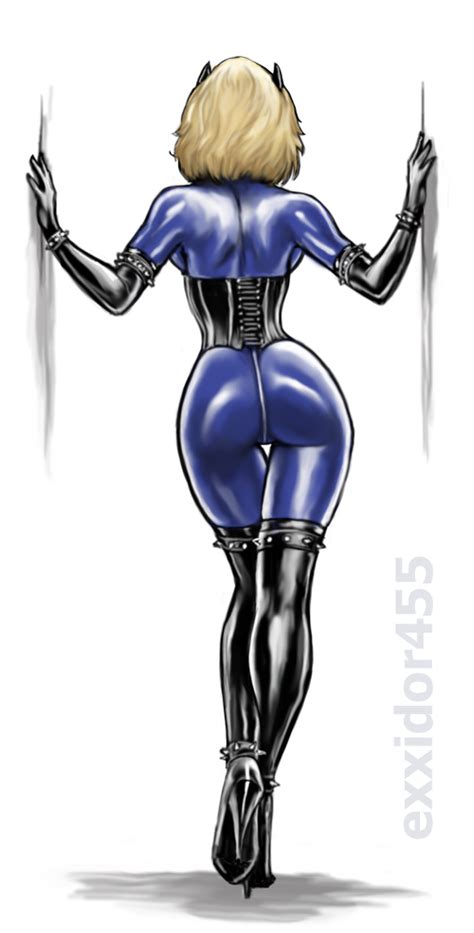 Sue Storm Fantastic Catwoman Rear View By Exxidor459 Hentai Foundry