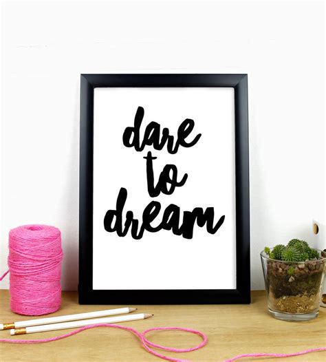 Dare To Dream Print By Elsie And Nell