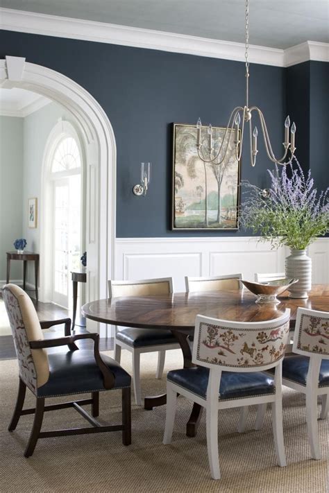 Design In Depth Go For The Gray Dining Room Blue