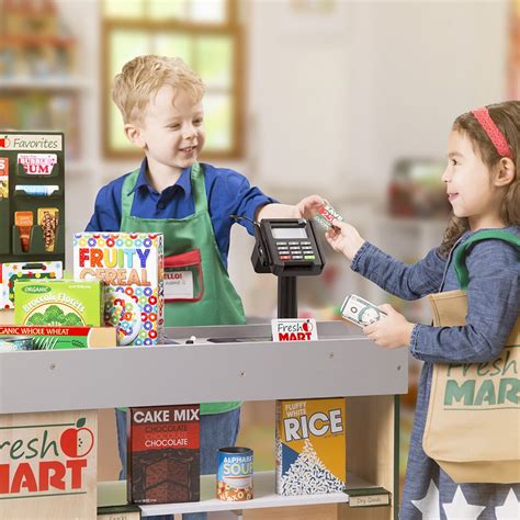 Melissa And Doug Fresh Mart Grocery Store Companion Collection Play Sets