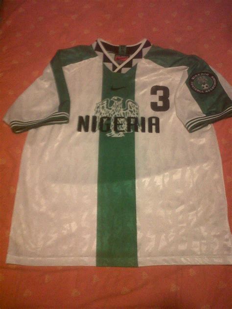 Nigeria Away Football Shirt 1996 Added On 2011 05 23 2330