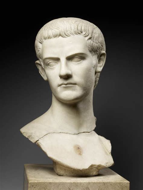 The Emperor Caligula Emperor From 37 41ce Caligula Is Portrayed With