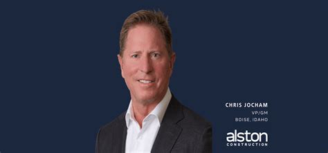 Alston Construction Names Chris Jocham As Vpgm Of Boise Office