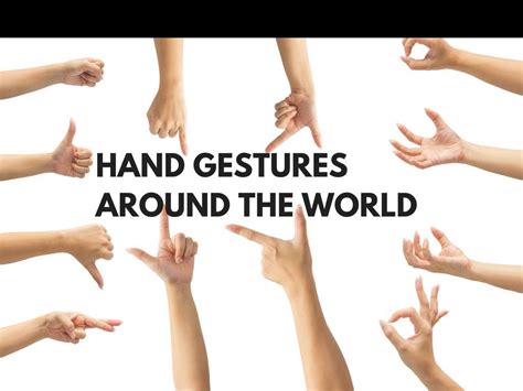 Around The World Hand Gestures Ourboox