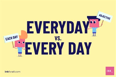 Everyday Vs Every Day Heres How To Pick The Correct Word Ink Blog