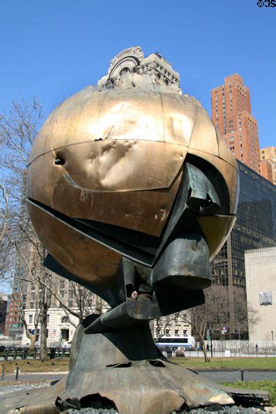 Sphere By Fritz Koenig Formerly At Wtc Now Memorial In Battery Park