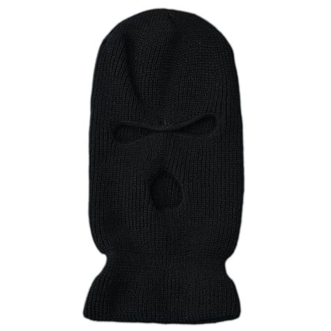 3 Hole Full Face Cover Knitted Hat Balaclava Thermal Ski Mask Winter