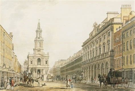 The Strand With Somerset House And St Marys Church By Thomas Malton