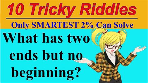 10 Tricky Riddles Only The Smartest 2 Can Solve Youtube