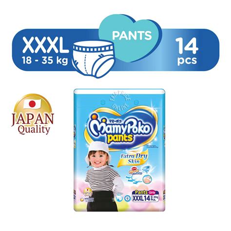 Mamypoko Girls Diaper Pants Xxxl 18 35kg Ntuc Fairprice