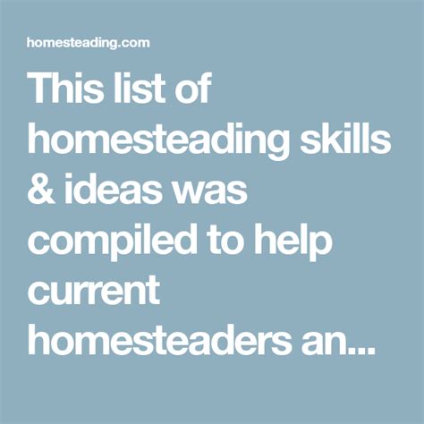 145 Homesteading Skills Every Homesteader Must Be Well Equipped