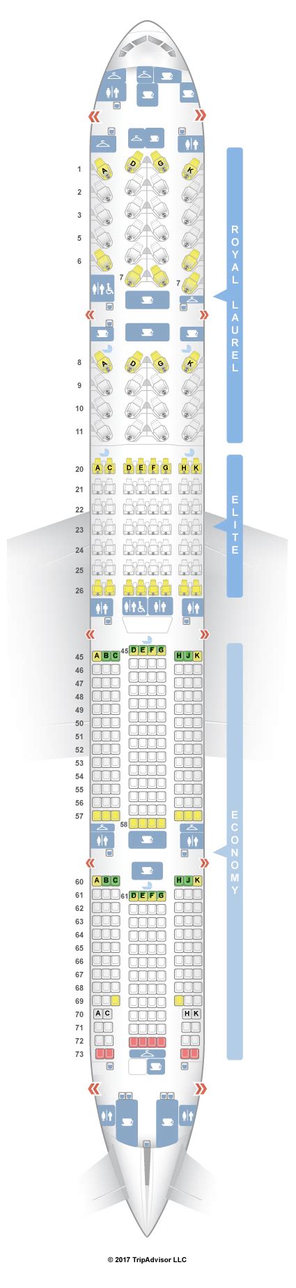 Seatguru Seat Map Eva Air Boeing 777 300er 77b V4