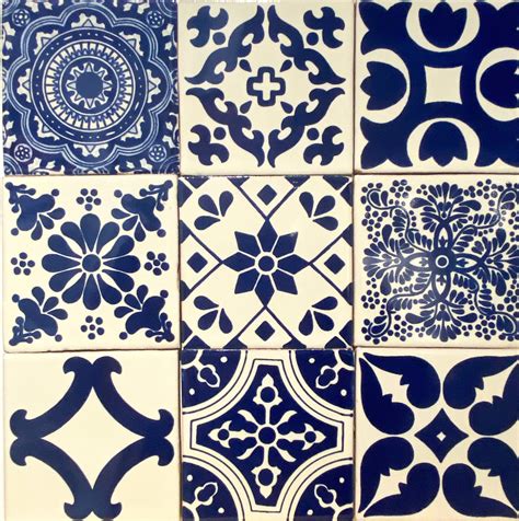 Handpainted Mexican Tiles Surface Studio