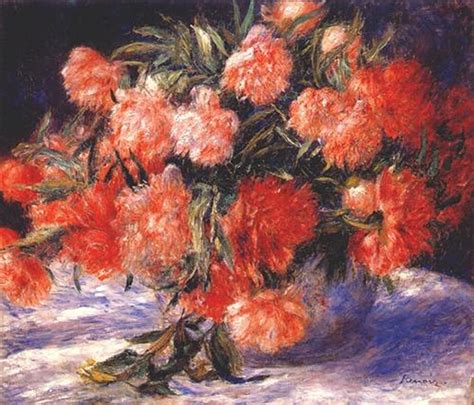 Pierre Renoir Paintings Peonies Digital Art By Vitor Manuel Vieira