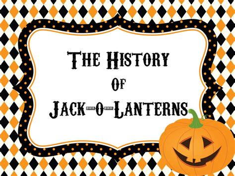 The Creative Cubby History Of Jack O Lanterns