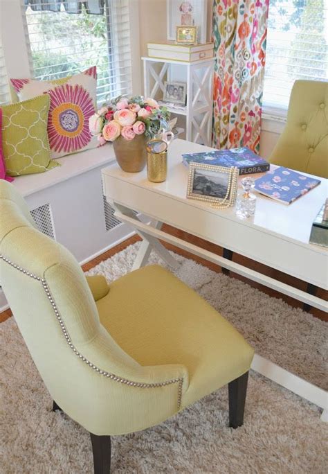 A Home Office Thats Chic Colorful And Strategic Home Office Decor