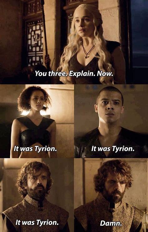 Daenerys Targaryen Missandei Grey Worm And Tyrion Lannister Game Of