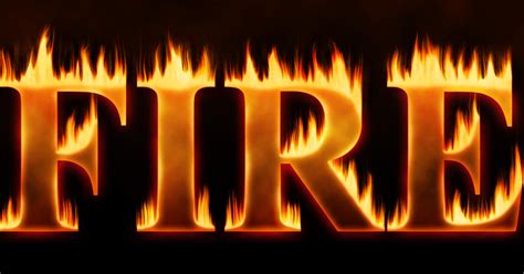 Flaming Hot Fire Text In Photoshop
