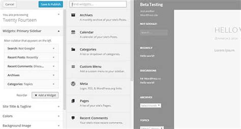 Whats Coming In Wordpress 39 Features And Screenshots