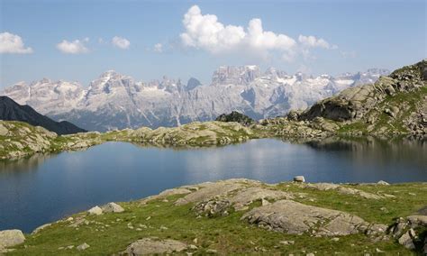 Panorama Of Brenta Dal Segantini In Italian Dolomite Range South Tyrol
