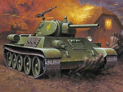 Tank 34 Ww2 Soviet Battle Wallpapers Four