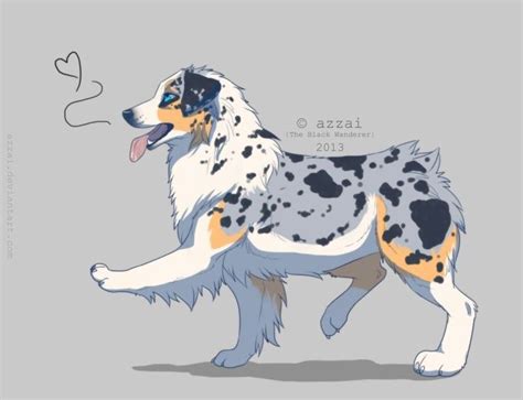 Australian Shepherd Art Ecosia Animal Sketches Cute Animal Drawings