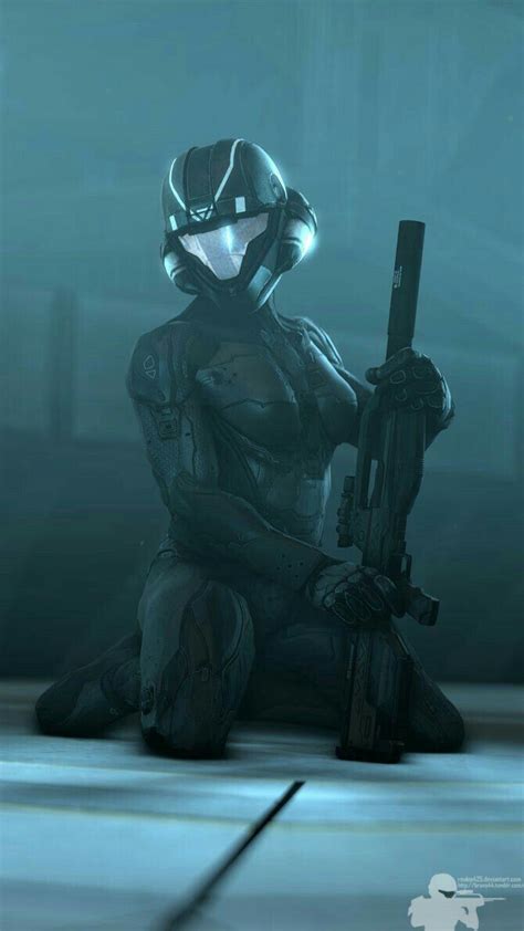 Halo Art Halo Armor Sci Fi Armor Panther Girls Halo Halo Spartan