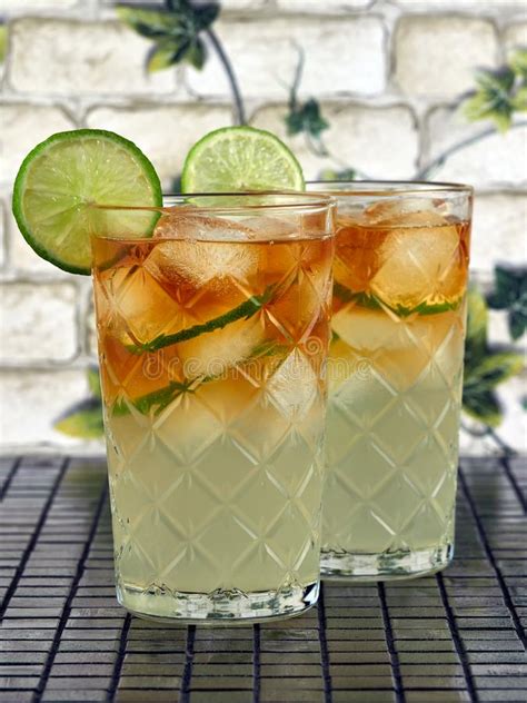 Dark And Stormy Cocktail With Ginger Ale And Rum Stock Image Image Of Alcoholic Beer 137040849