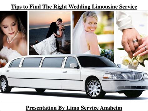 Ppt Tips To Find The Right Wedding Limousine Service Powerpoint Presentation Id 7547231