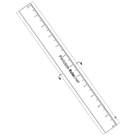 Elementary Rulers Printable Ruler