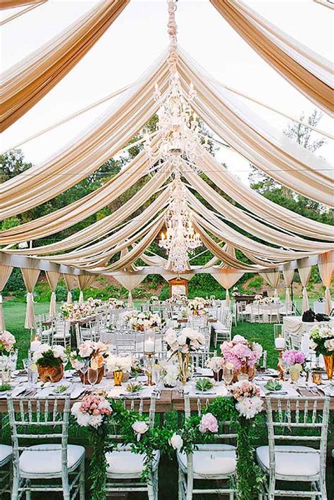 Enchanting Wedding Reception Space Ideas For All Seasons Outside