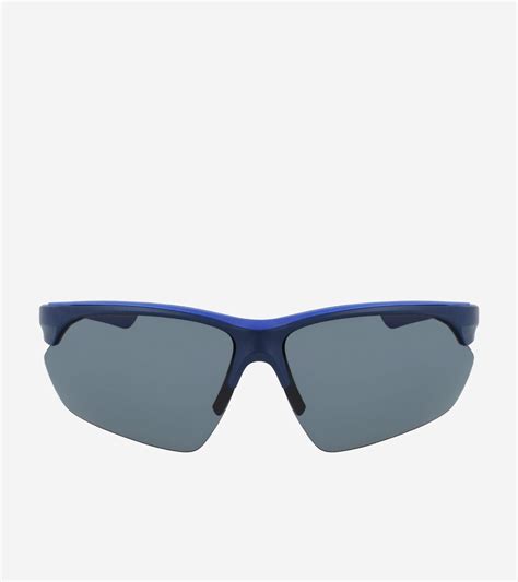 Angular Sport Wrap Sunglasses In Navy Cole Haan