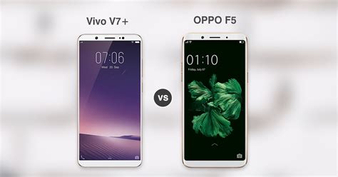 The oppo f5 and vivo v7+ have taller displays with a 18:9 ratio. Oppo F5 Vs Vivo V7 Plus Comparison: Less Bezel More Selfie ...