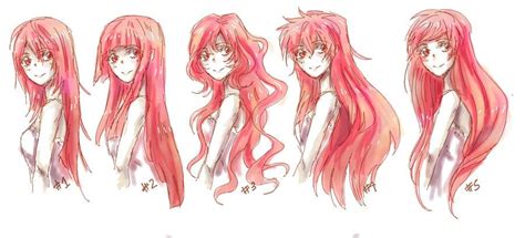 Anime Long Hair References By Nyuhatter On Deviantart Anime Girl Hairstyles Guy Hairstyles